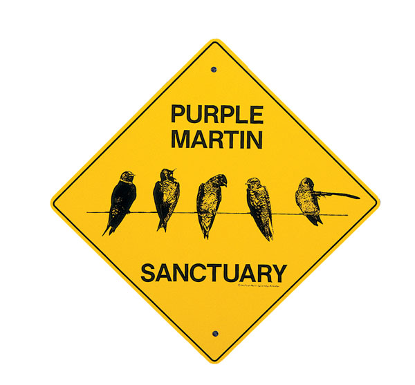 Purple Martin Sanctuary Sign